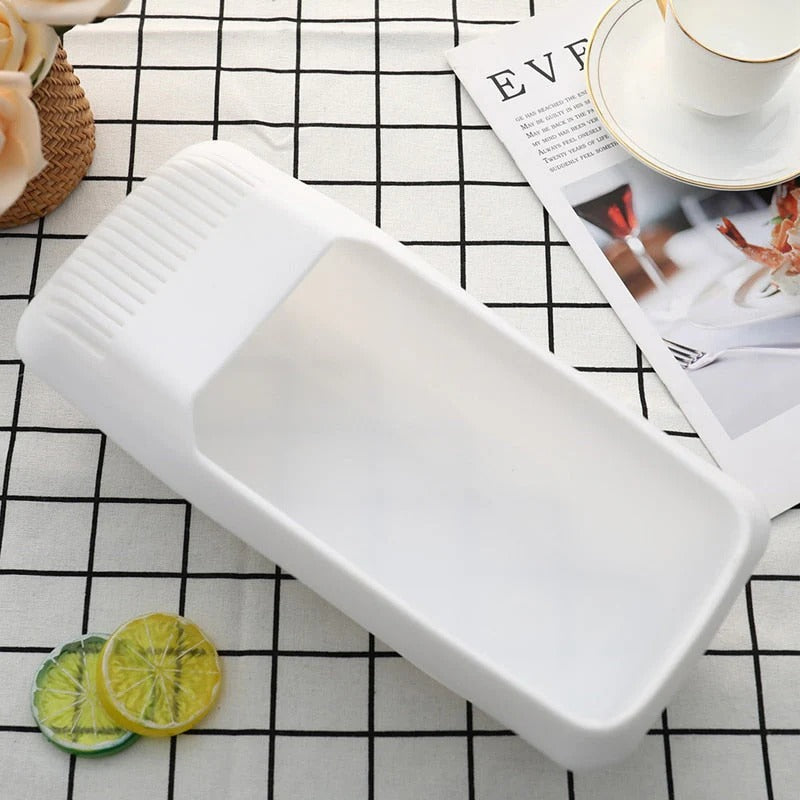 Microwave Pasta Cooker with Built-In Strainer & Easy-Grip Handles – Perfect for Quick & Convenient Cooking