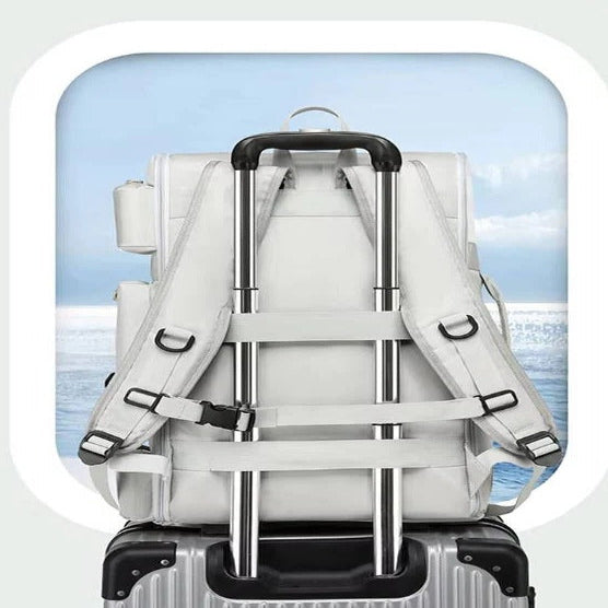 Versatile Travel Backpack with Padded Laptop Pocket & Multi-Compartment Organization for Ultimate Convenience