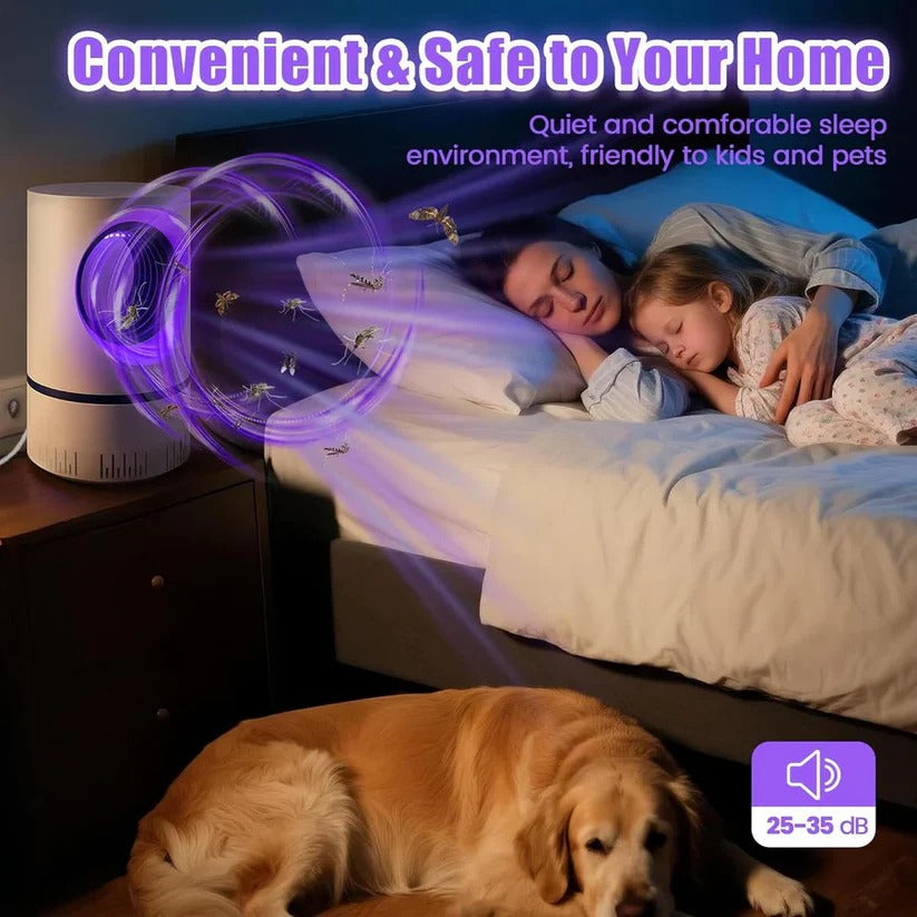Electric UV Mosquito Trap Lamp - Effective Indoor & Outdoor Insect Zapper for Home & Garden