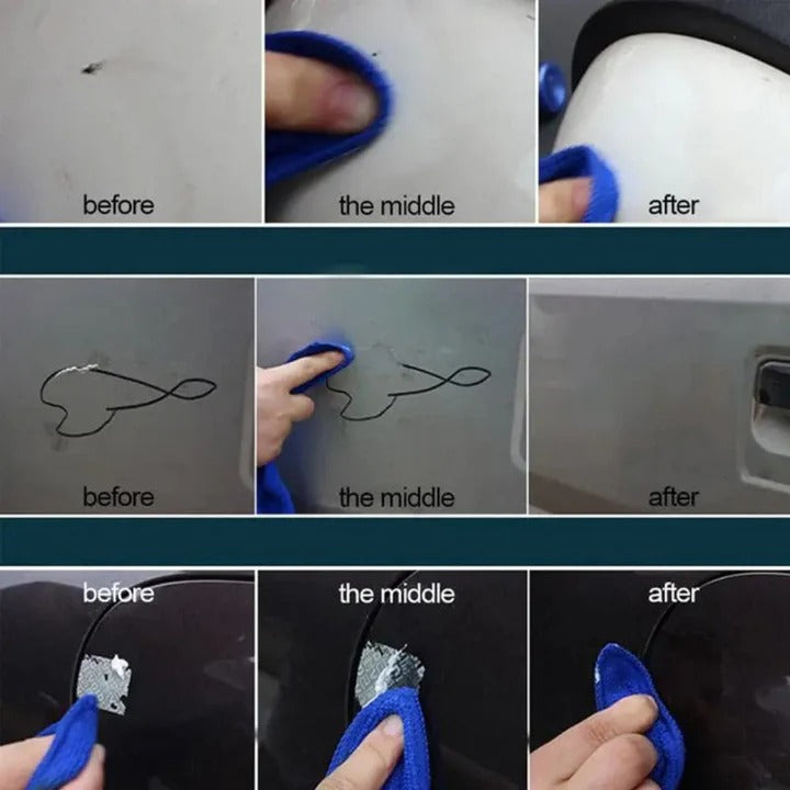 Non-Abrasive Scratch Repair Compound for Car Paint - Safe & Effective Automotive Scratch Remover