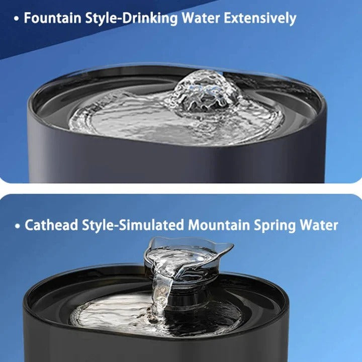 Automatic Cat Water Fountain with Advanced Filtration System - Fresh, Clean Water for Healthy Hydration