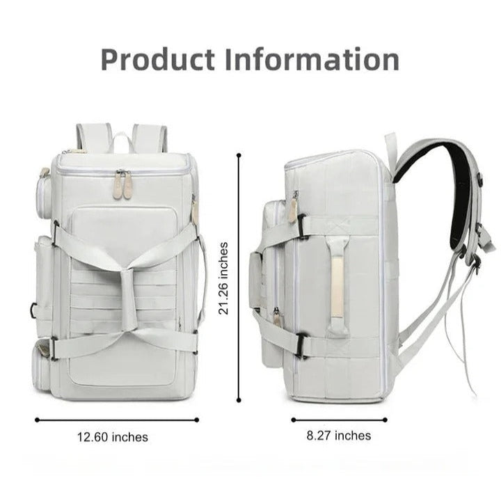 Versatile Travel Backpack with Padded Laptop Pocket & Multi-Compartment Organization for Ultimate Convenience