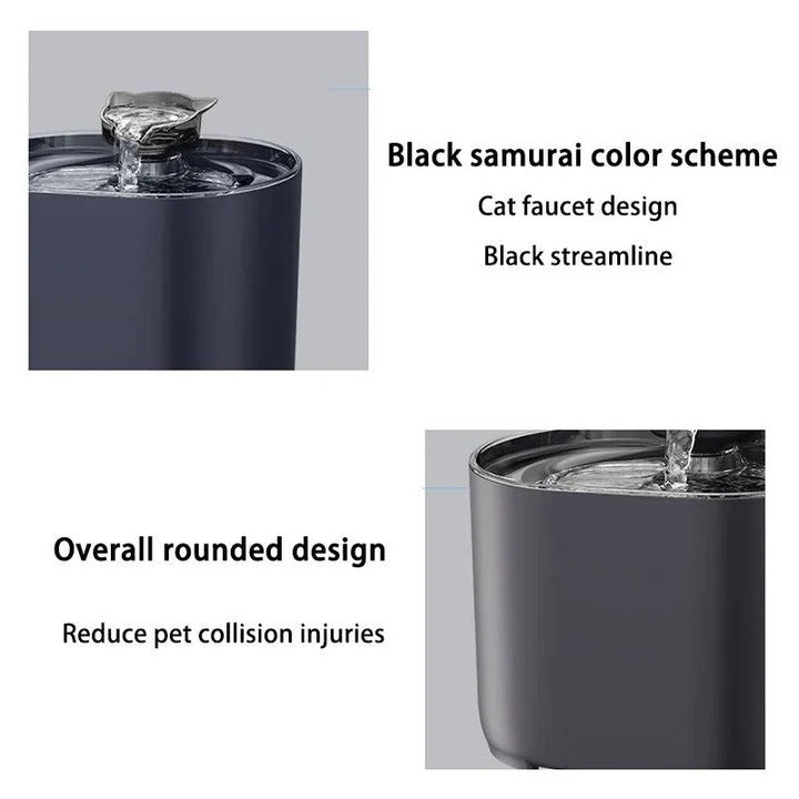 Automatic Cat Water Fountain with Advanced Filtration System - Fresh, Clean Water for Healthy Hydration