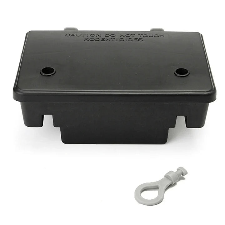 Reusable Rodent Catch Station with Easy-Access Removable Bait Tray - Effective Pest Control Solution