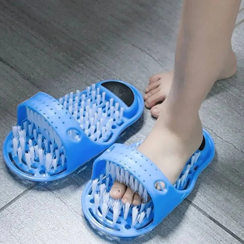 Premium Foot Scrubber for Shower - Contoured Bristles & Non-Slip Grip Base for Ultimate Foot Care
