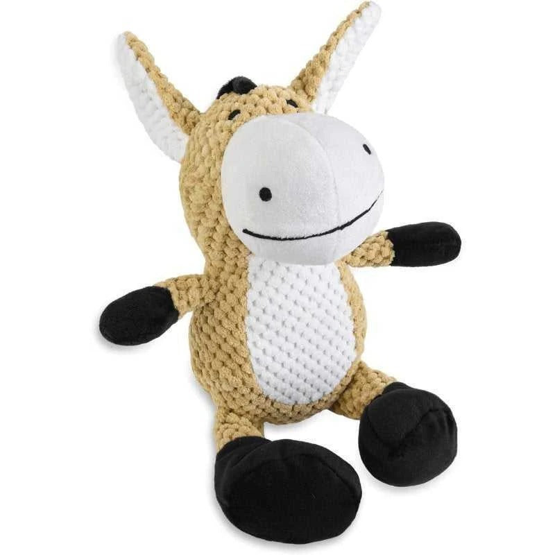 Interactive Squeaky Plush Dog Toy - Crinkle & Chew Features for Engaging Playtime