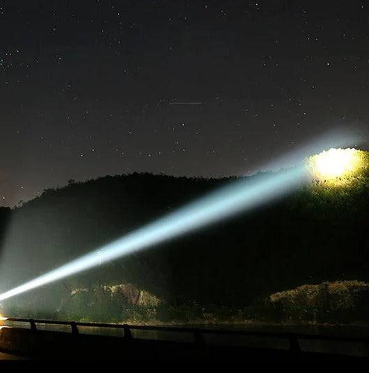 High-Performance Outdoor Water-Resistant LED Flashlight - Ultra Bright Illumination for Camping, Hiking, and Emergency Use