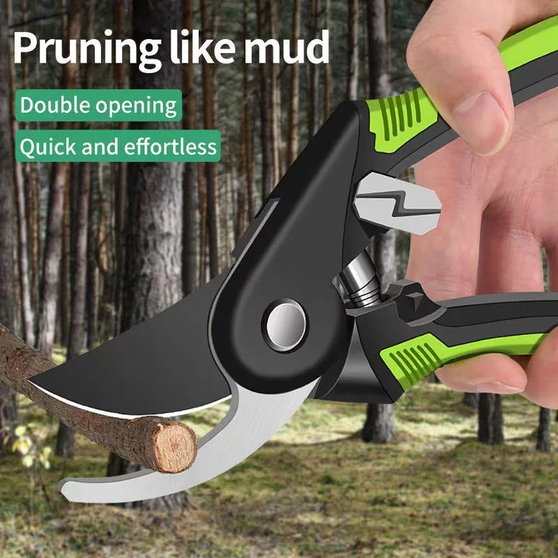 Premium Alloy Steel Pruning Shears - Durable Garden Cutting Tools for Branch Trimming & Horticulture