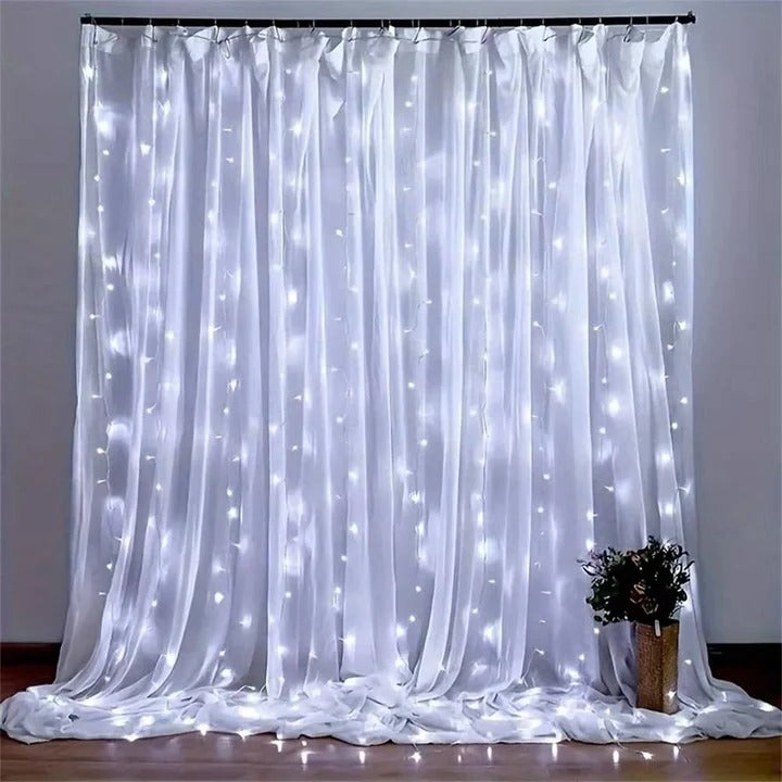 USB Powered LED Curtain String Lights - Versatile Indoor & Outdoor Decorative Lighting