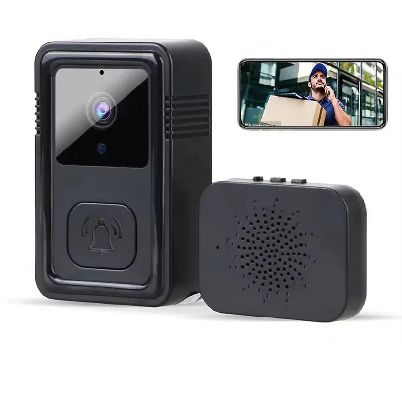 1080P HD Wi-Fi Video Doorbell with Two-Way Audio, Night Vision & Cloud Storage – Smart Home Security Solution