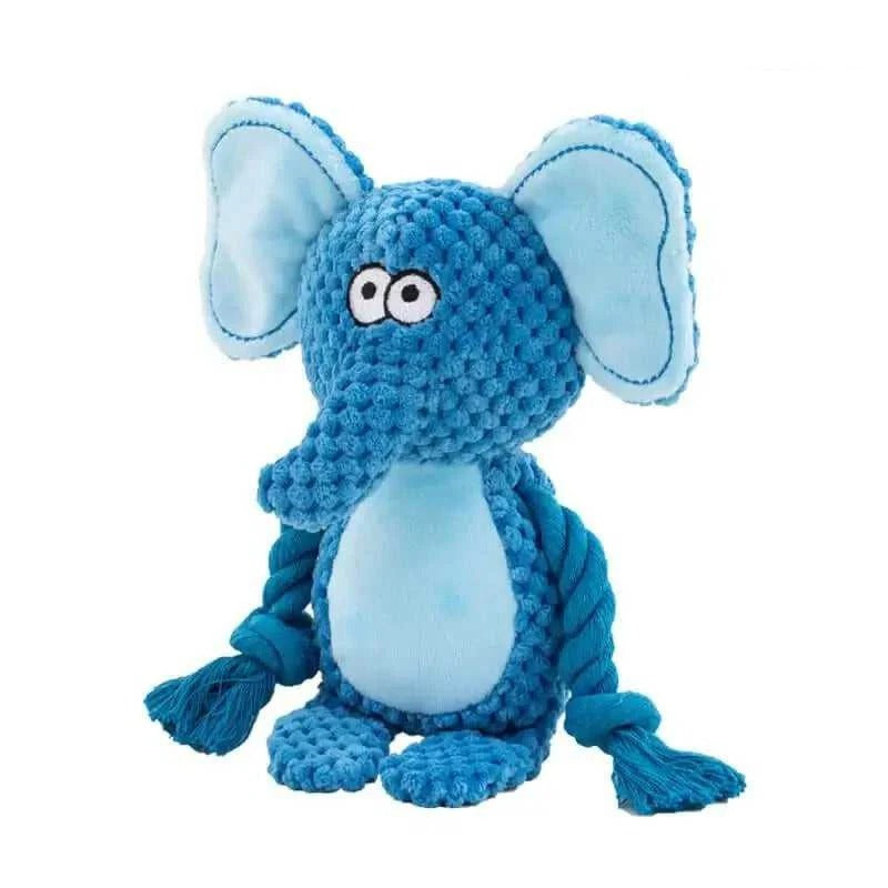 Interactive Squeaky Plush Dog Toy - Crinkle & Chew Features for Engaging Playtime