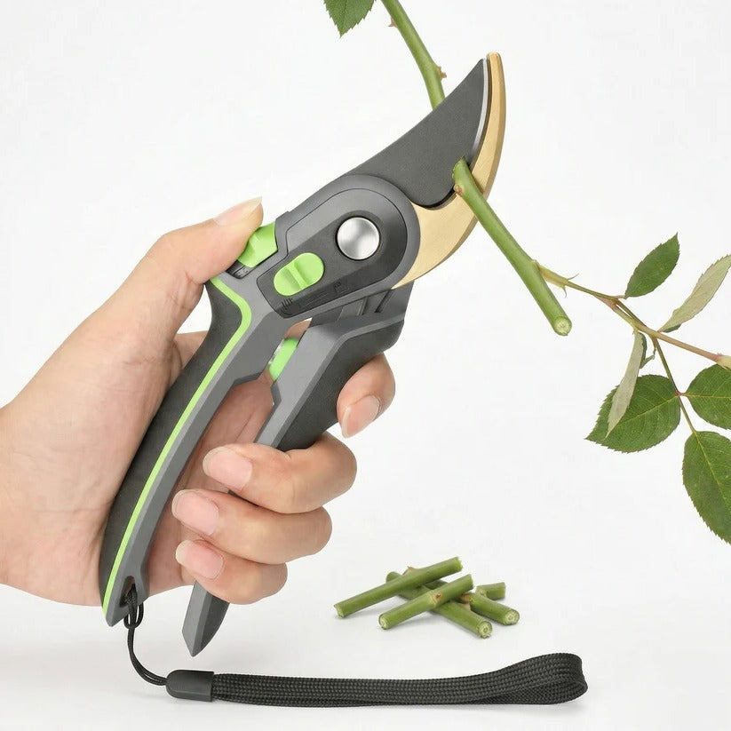 Ergonomic Steel Blade Pruning Shears - Effortless Cutting with Comfortable Grip
