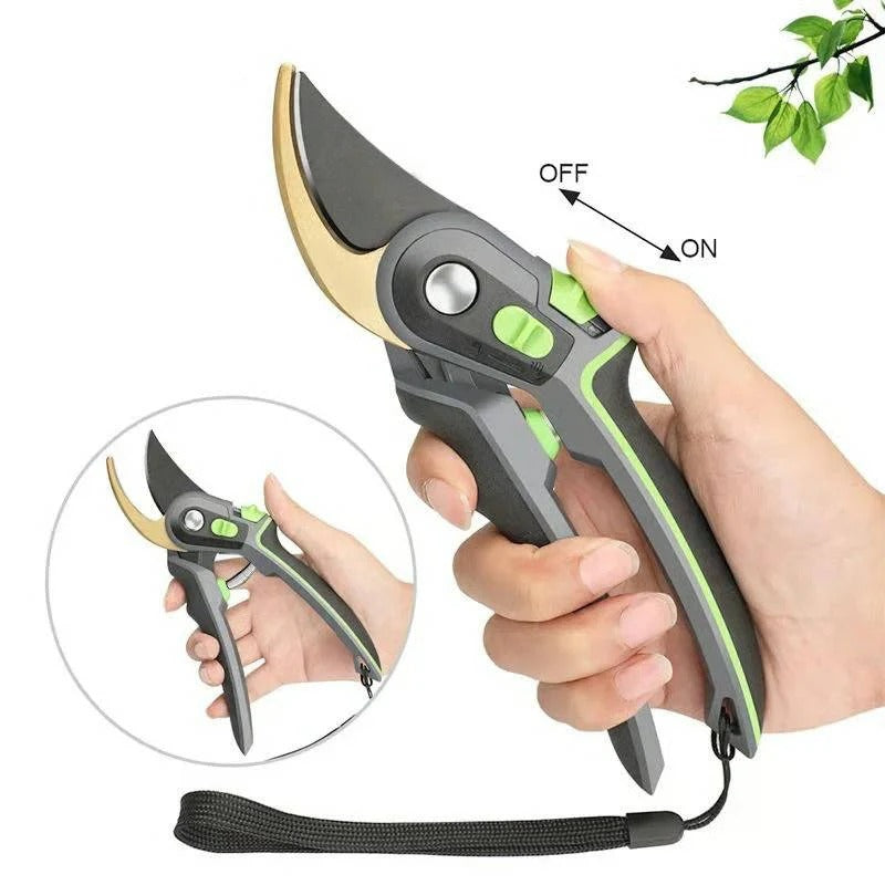 Ergonomic Steel Blade Pruning Shears - Effortless Cutting with Comfortable Grip