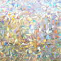 Rainbow Design Static Cling Window Film - Vibrant, Easy-to-Apply Decorative Privacy Film for Home & Office