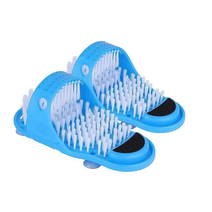 Premium Foot Scrubber for Shower - Contoured Bristles & Non-Slip Grip Base for Ultimate Foot Care