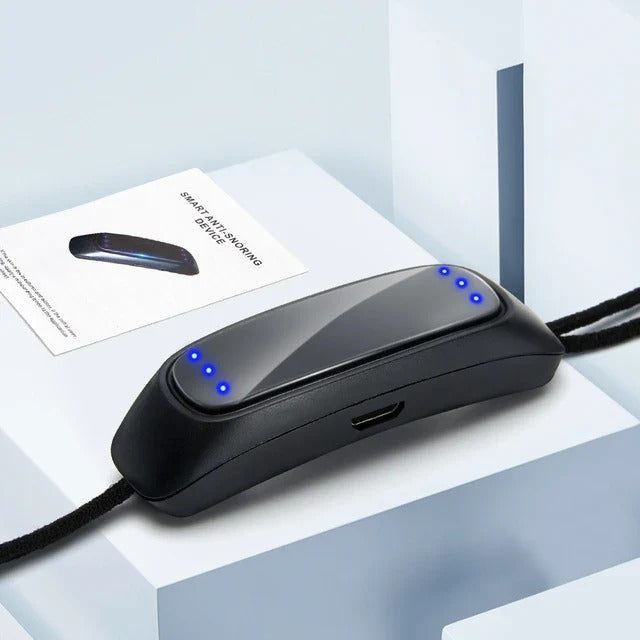 Rechargeable Snore Reduction Chin Strap with Adjustable Gentle Pulse Technology for Comfortable Sleep