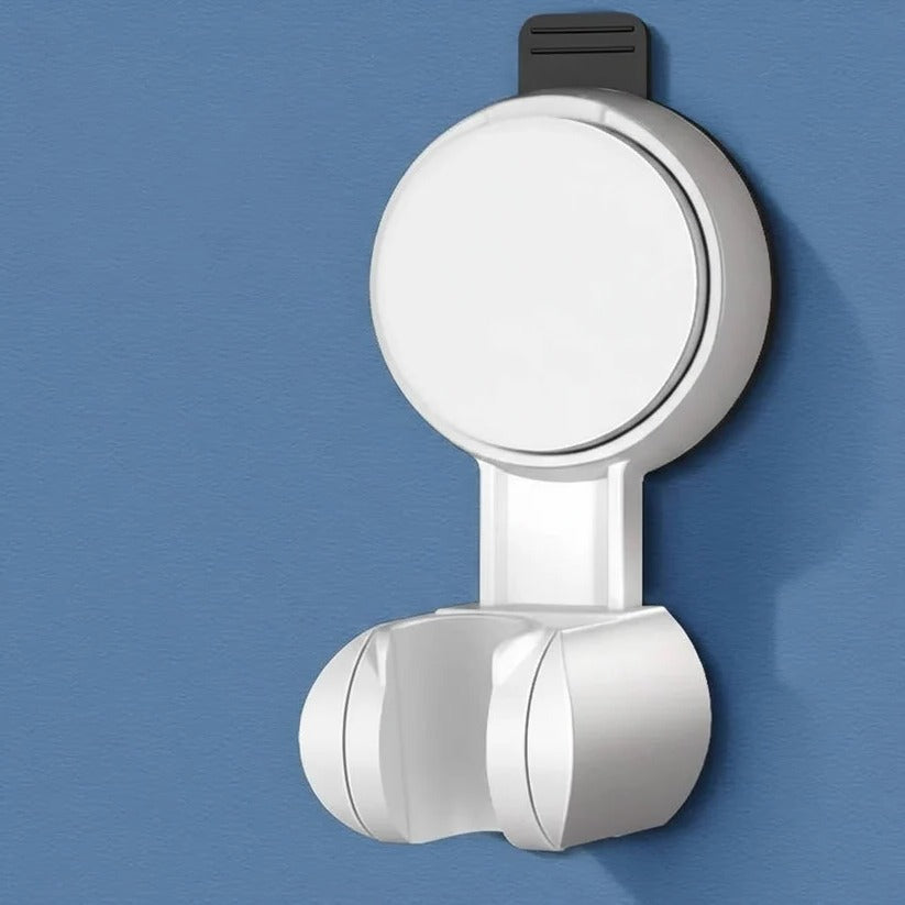 No Drill Adjustable 360° Shower Head Holder - Wall Mount Bracket with Strong Adhesive - Easy Installation