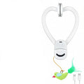 Automatic Rotating Feather Cat Toy with Clip Mount & Timer – Engaging Interactive Play for Cats