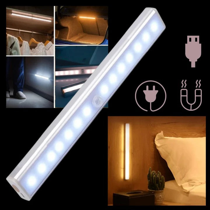 Wireless LED Indoor Motion Sensor Light - Energy-Efficient, Automatic On/Off, Easy Installation