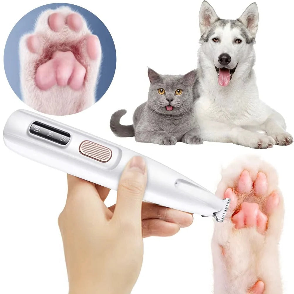 Rechargeable Cordless Pet Grooming Trimmer for Cats & Dogs - Quiet, Lightweight, and Easy to Use