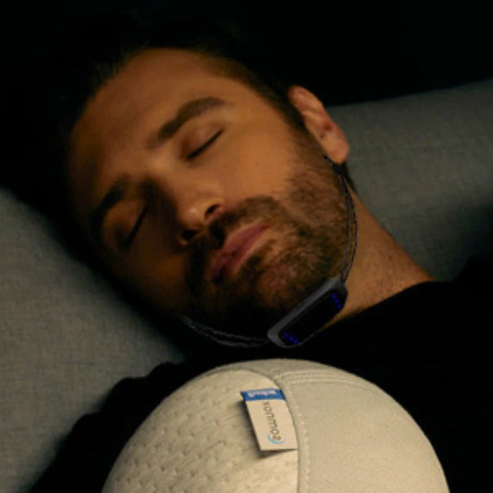 Rechargeable Snore Reduction Chin Strap with Adjustable Gentle Pulse Technology for Comfortable Sleep