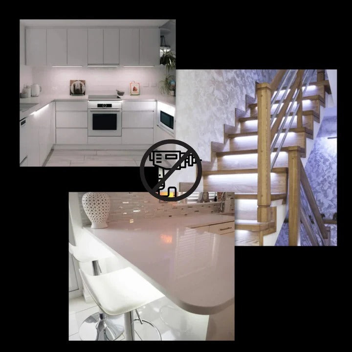 Wireless LED Indoor Motion Sensor Light - Energy-Efficient, Automatic On/Off, Easy Installation