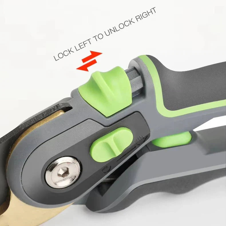 Ergonomic Steel Blade Pruning Shears - Effortless Cutting with Comfortable Grip