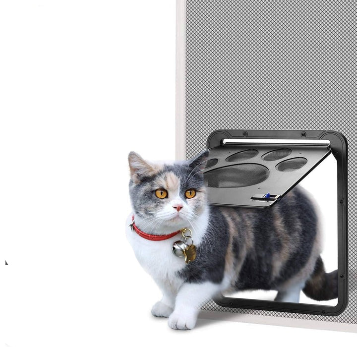 Durable Pet Screen Door Insert with Mesh Flap – Ideal for Dogs and Cats | Easy Install, Weather-Resistant, and Secure