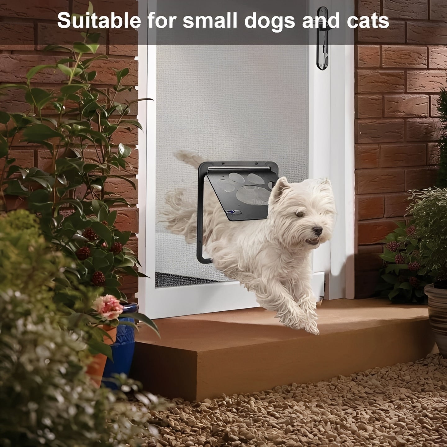 Durable Pet Screen Door Insert with Mesh Flap – Ideal for Dogs and Cats | Easy Install, Weather-Resistant, and Secure