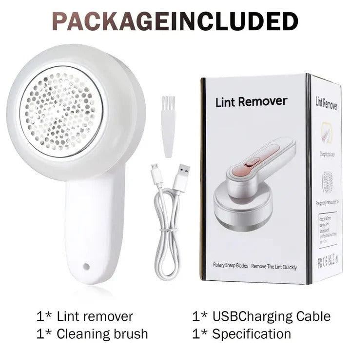 Rechargeable Electric Lint Remover for Garments & Upholstery - Effortless Fabric Care Tool