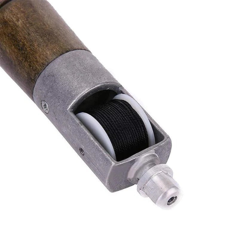Premium Leather Stitching Awl Set - Includes Waxed Thread & Durable Steel Needles for DIY Leather Repair & Crafting Projects