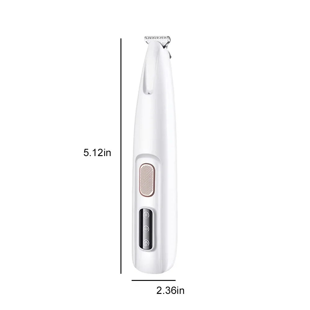 Rechargeable Cordless Pet Grooming Trimmer for Cats & Dogs - Quiet, Lightweight, and Easy to Use