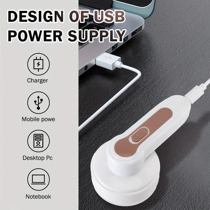 Rechargeable Electric Lint Remover for Garments & Upholstery - Effortless Fabric Care Tool