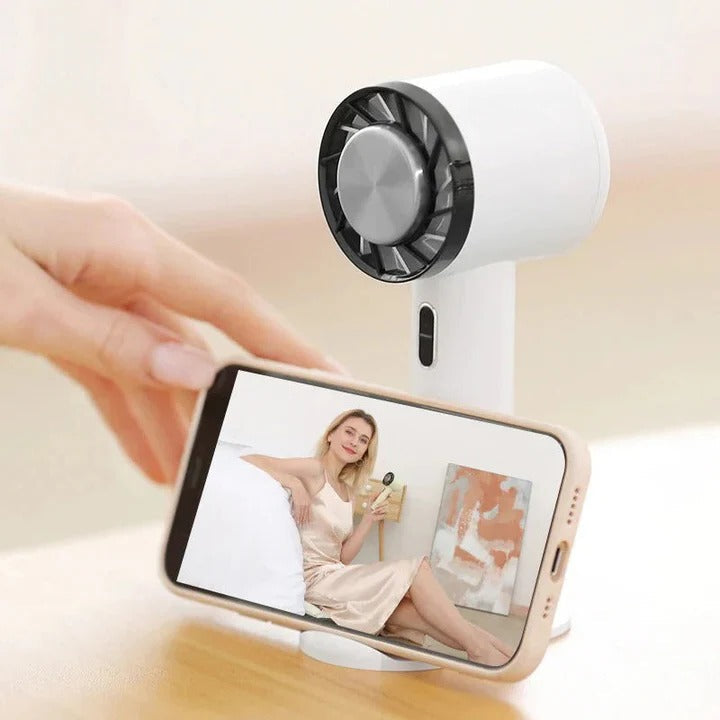 Portable USB Desktop Air Cooler Fan with Adjustable Speed Control - Compact & Efficient Cooling Solution