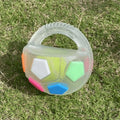 Durable Rubber Football Dog Toy with Unique Bottle Design - Perfect for Heavy Chewers