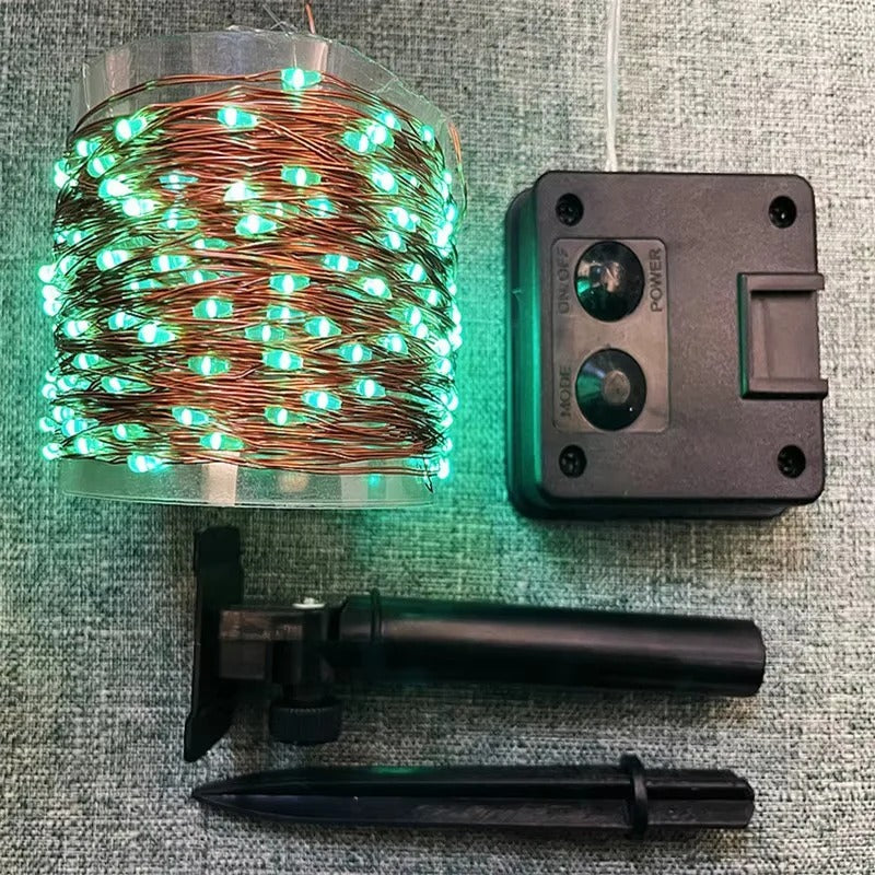 Solar Powered LED Garden String Lights - Eco-Friendly Outdoor Decorative Lighting for Patios, Gardens, and Events