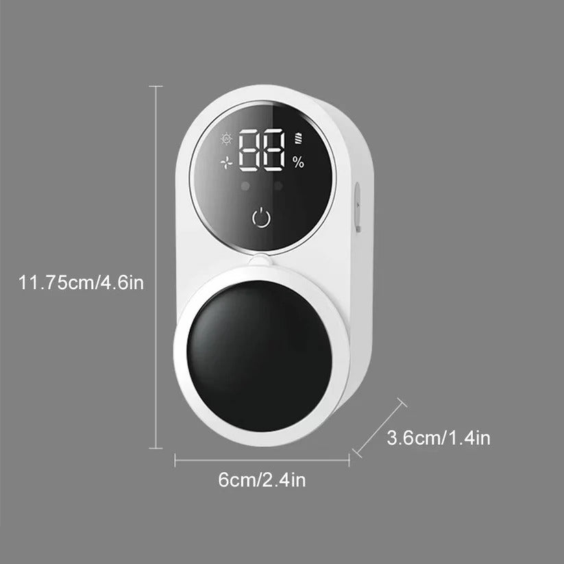 Touchless Sensor Wall Mount UV Toothbrush Holder & Organizer - Hygienic, Space-Saving Design