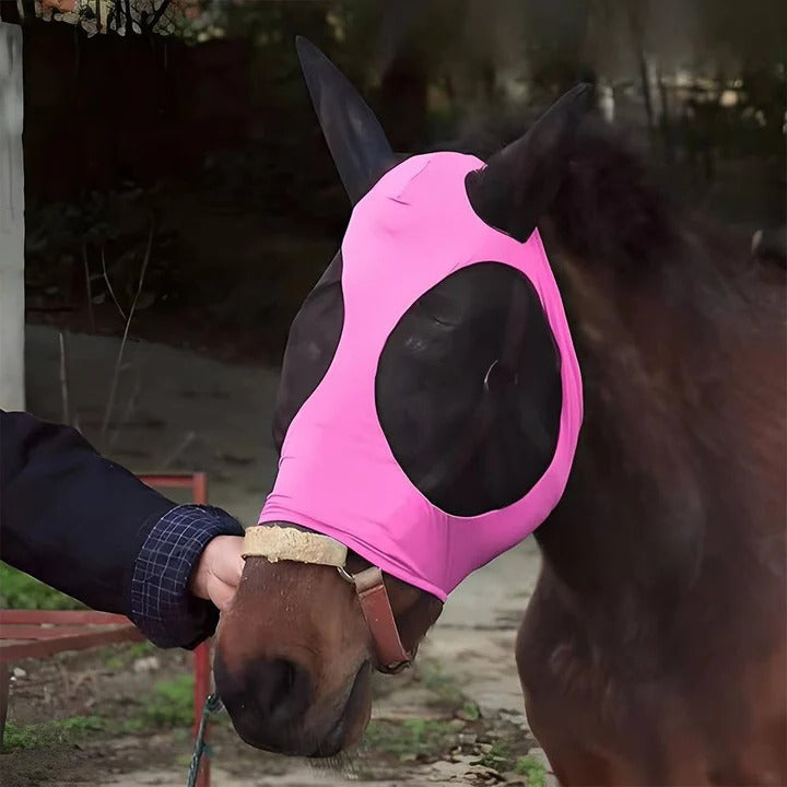 Premium Mesh Fly Mask for Horses - Ultimate Protection Against Insects & UV Rays