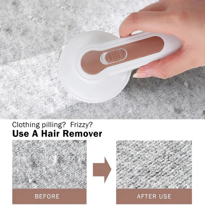 Rechargeable Electric Lint Remover for Garments & Upholstery - Effortless Fabric Care Tool