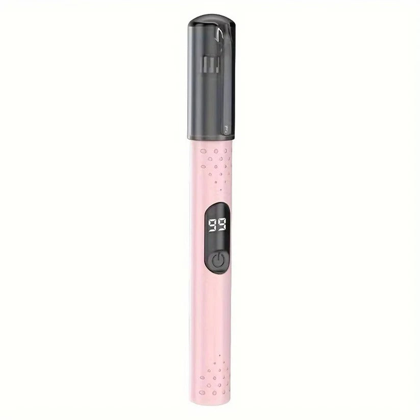 Unisex USB Rechargeable Nose and Ear Hair Trimmer - Precision Grooming Tool for Men and Women