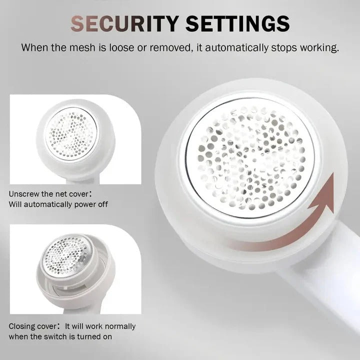 Rechargeable Electric Lint Remover for Garments & Upholstery - Effortless Fabric Care Tool