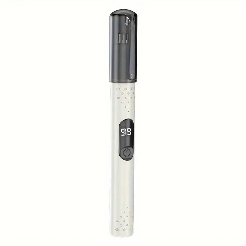 Unisex USB Rechargeable Nose and Ear Hair Trimmer - Precision Grooming Tool for Men and Women