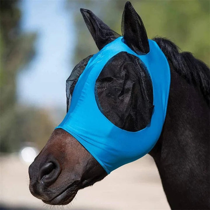 Premium Mesh Fly Mask for Horses - Ultimate Protection Against Insects & UV Rays