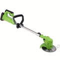 Cordless Adjustable Grass Trimmer with Dual 24V Batteries - Lightweight & Powerful for Effortless Lawn Care