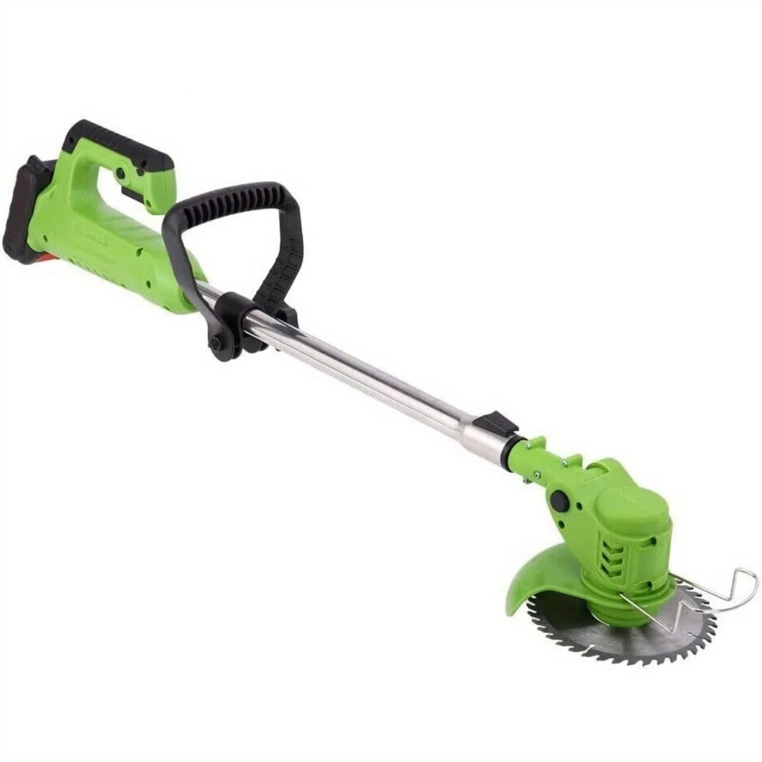 Cordless Adjustable Grass Trimmer with Dual 24V Batteries - Lightweight & Powerful for Effortless Lawn Care