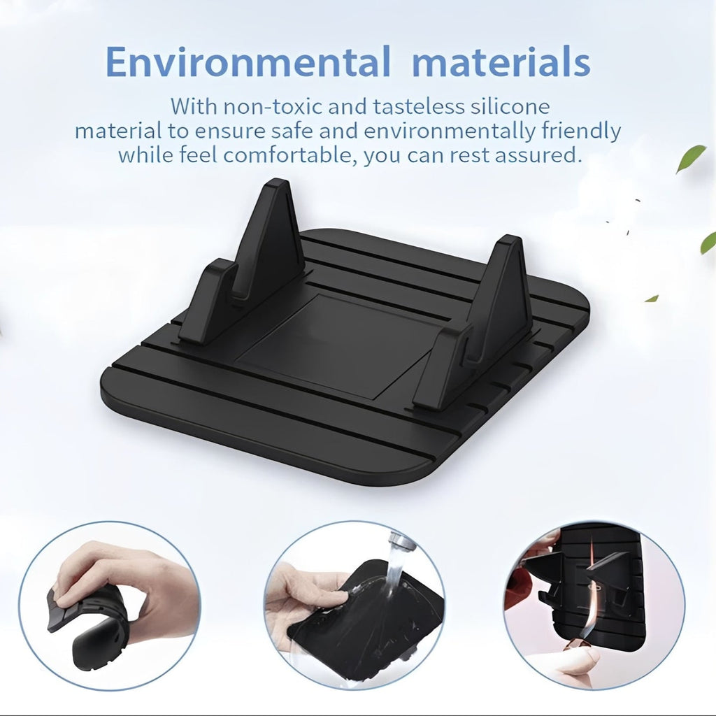 Universal Anti-Slip Phone Mount - Secure Grip for All Smartphones | Car & Bike Compatible