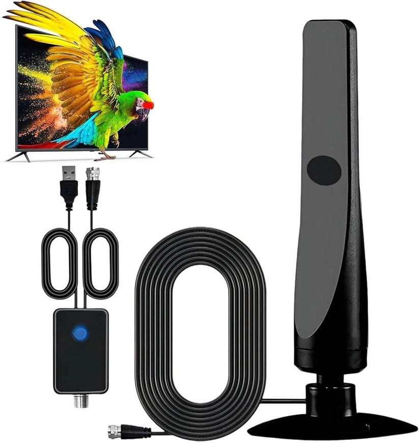 High-Performance Amplified Indoor Digital TV Antenna - Superior Local Channel Reception
