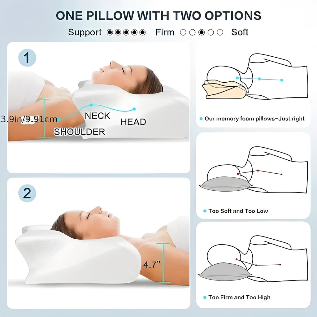 Ergonomic Side Sleeper Pillow with Armrests - Ultimate Comfort for Better Sleep