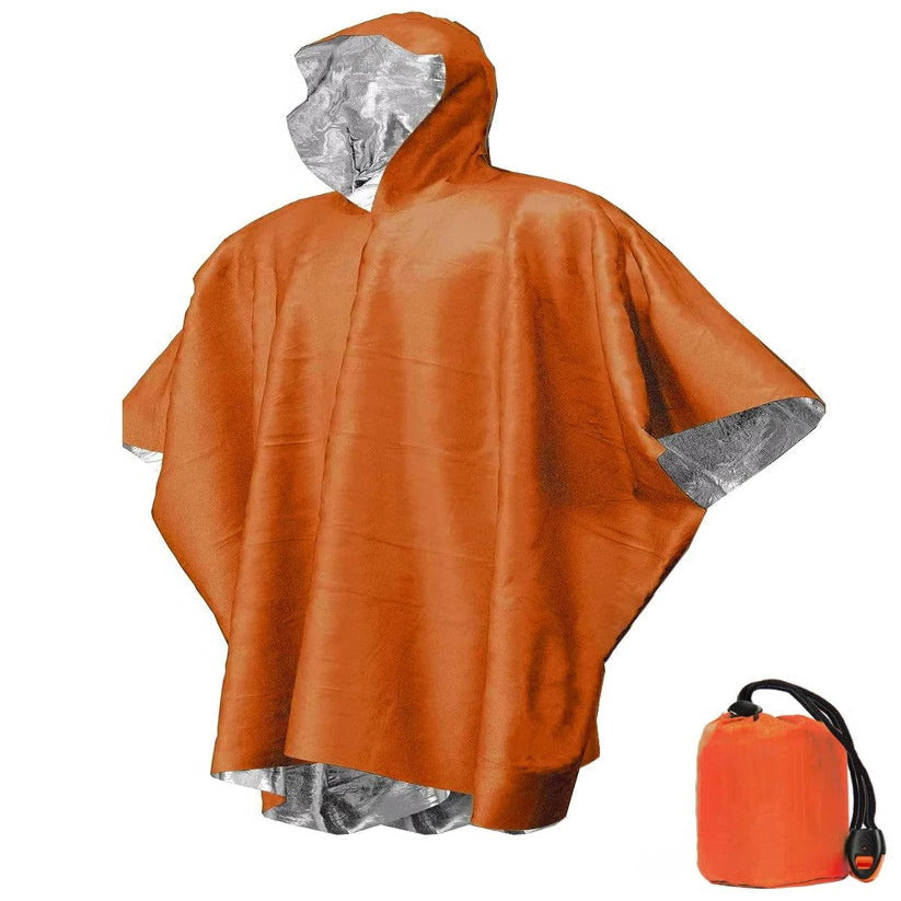 Unisex Reversible Rain Poncho Set - 2 Pack for Hiking, Camping & Outdoor Adventures