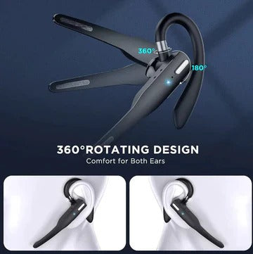 Bluetooth 5.1 Trucker Headset - Dual Microphone Noise Cancelling Technology for Clear Communication